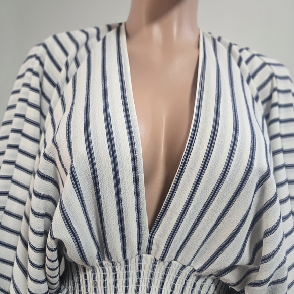 Misa Los Angeles Black and White Backless Dress - Picture 2 of 8